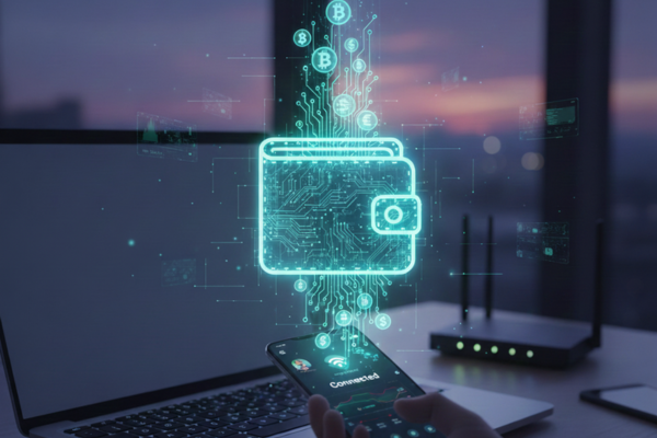 ilustrasi apa itu hot wallet - ultima markets